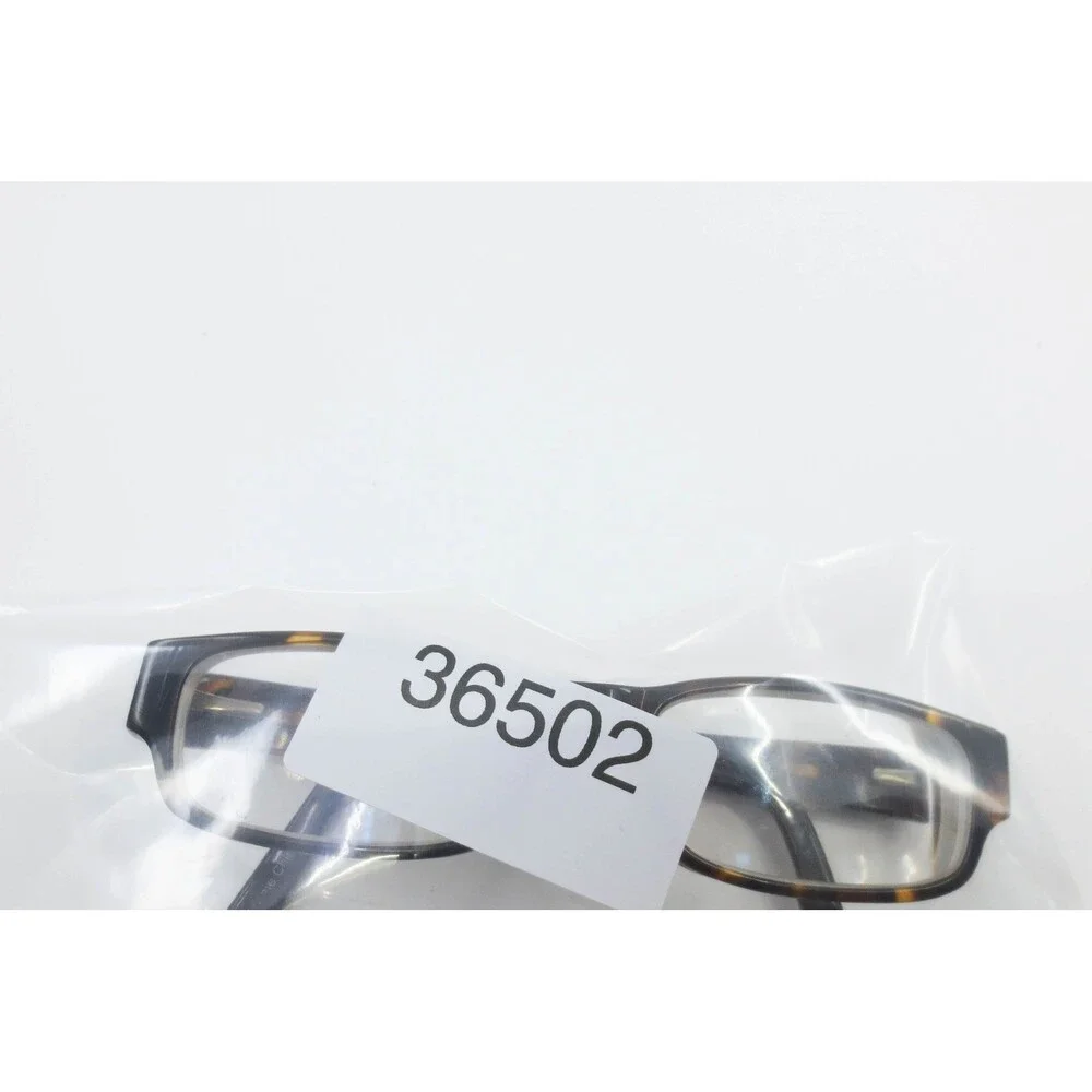 AZC 210 Col 10 Tortoiseshell Rectangular Eyeglass Frames 50-16-130 Brown Pattern